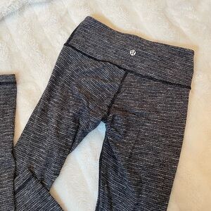 Lululemon leggings -low waisted full length barely worn